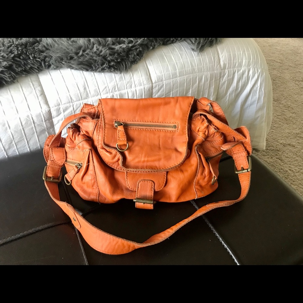Anthropologie Bica Cheia Leather Handbag